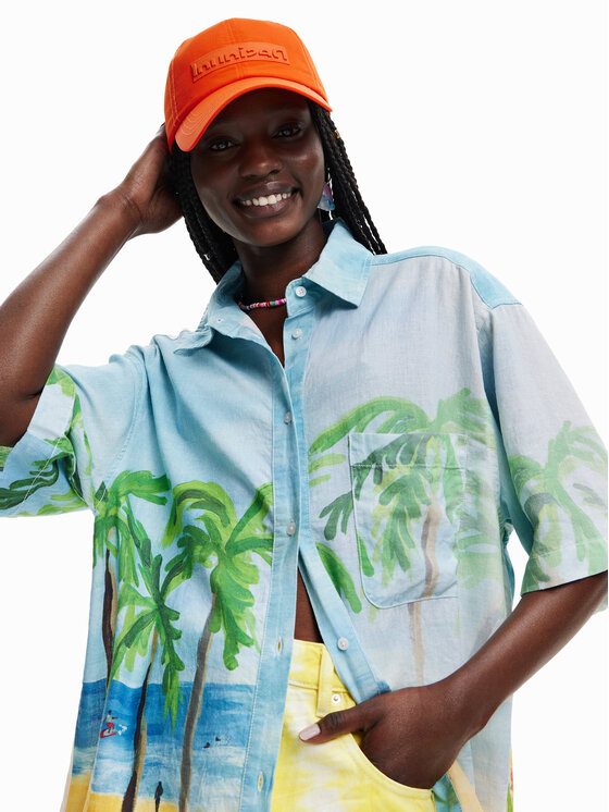 Camicia 23SWCW46 Multicolore Loose Fit