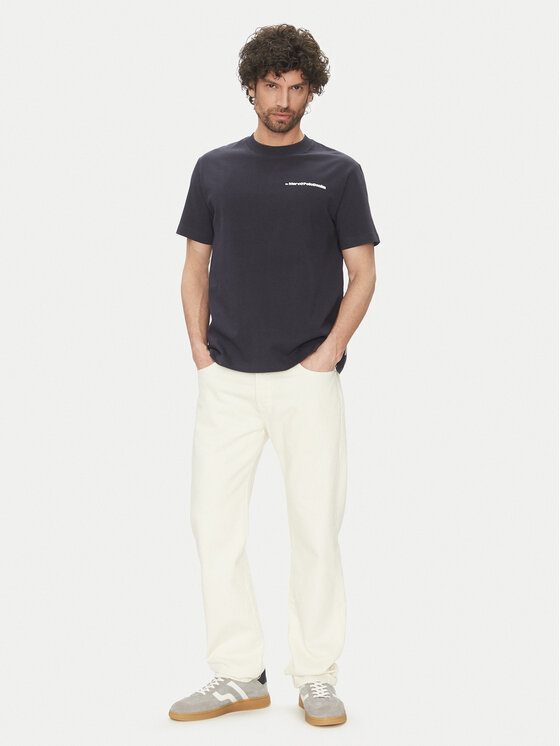 Marc O'Polo Denim Marc O'Polo Denim Marškinėliai 500 0006 002 Tamsiai mėlyna Relaxed Fit