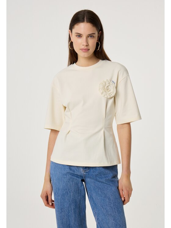 Fabienne Chapot Fabienne Chapot T-Shirt 6064-1607-175 Beżowy