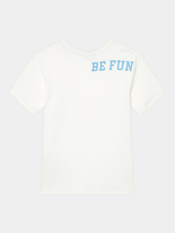 United Colors Of Benetton United Colors Of Benetton T-shirt 3096G1097 Bijela Regular Fit