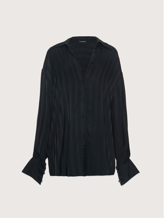 La Mania La Mania Camicia MARIE Nero Classic Fit