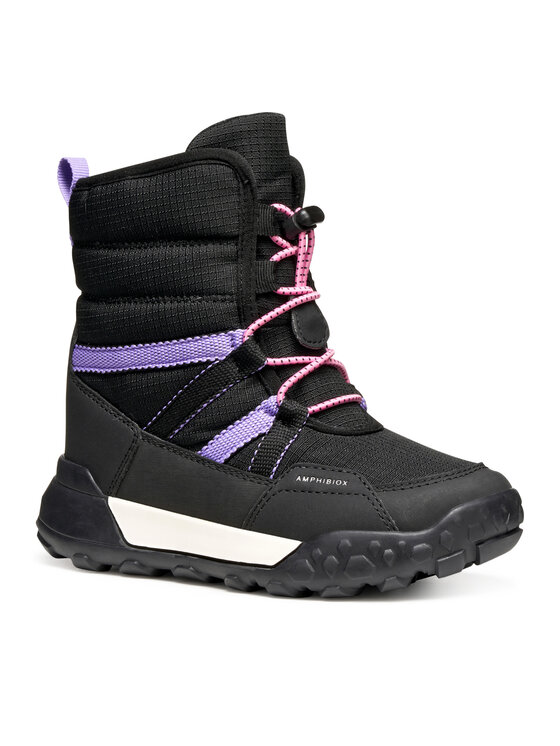 Geox Geox Čizme za snijeg J Trekkyup B Ab J46M7F 08V50 C9266 S Crna