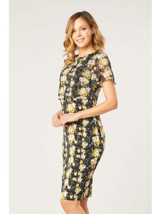 QUIOSQUE QUIOSQUE Každodenné šaty COOL CHIF DRESS NEW Farebná Regular Fit