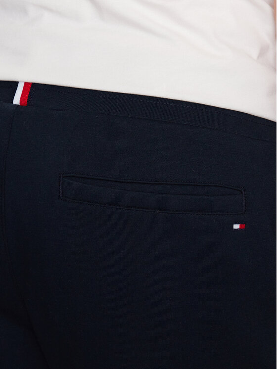 Tommy Hilfiger Tommy Hilfiger Spodnie dresowe Small Imd MW0MW32059 Granatowy Regular Fit