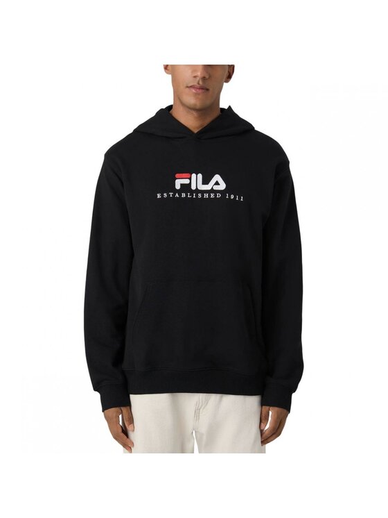 Fila Fila Mikina Valsera regular logo hoodie Černá Regular Fit