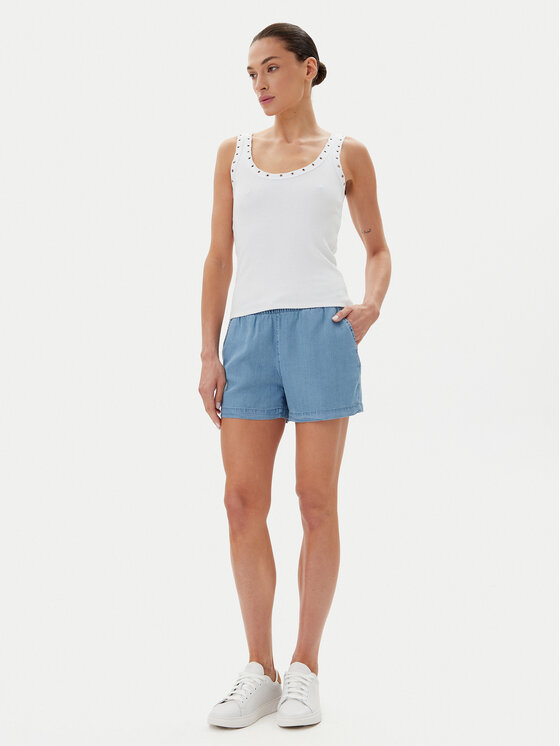 ONLY ONLY Шорти от плат Pema 15226321 Син Relaxed Fit