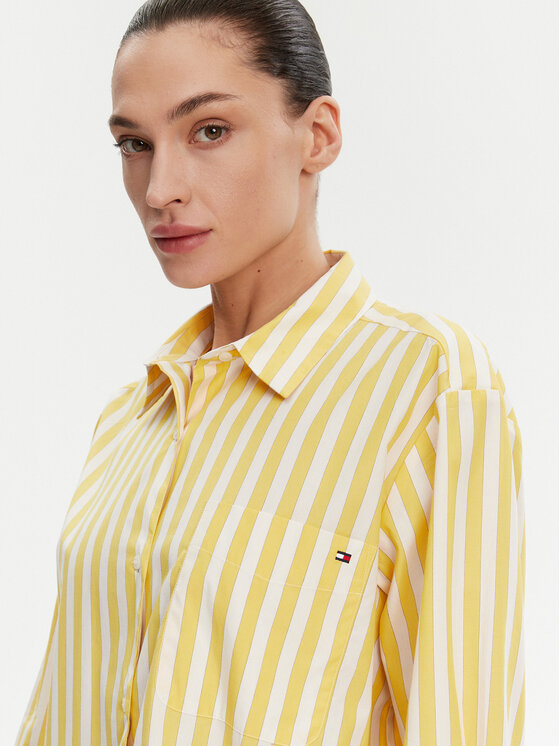 Tommy Hilfiger Tommy Hilfiger Camicia WW0WW45612 Giallo Relaxed Fit