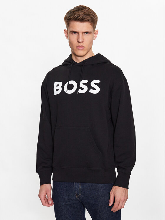 BOSS Boss Felpa 50487134 Nero Regular Fit