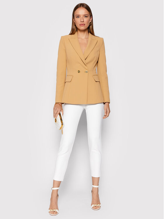 Pantaloni di tessuto PA-386-16E2-V260 Bianco