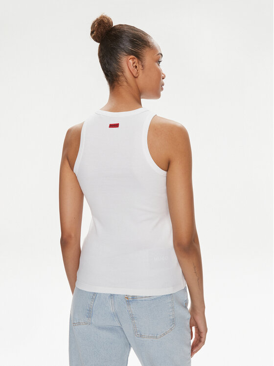 HUGO Hugo Top Classic 50508634 Alb Slim Fit