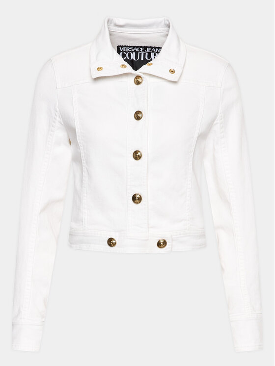 Versace Jeans Couture Versace Jeans Couture Джинсова куртка 74HAS404 Білий Regular Fit