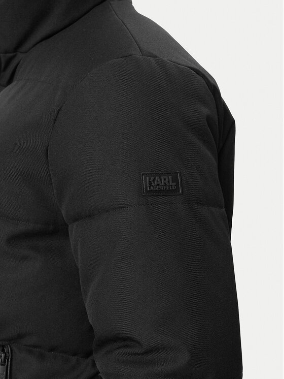 KARL LAGERFELD KARL LAGERFELD Winterjacke 505032 564584 Schwarz Regular Fit