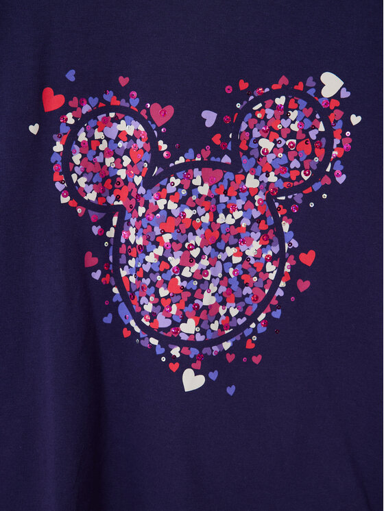 Desigual Desigual Bluzka 23WGTK16 Niebieski Regular Fit