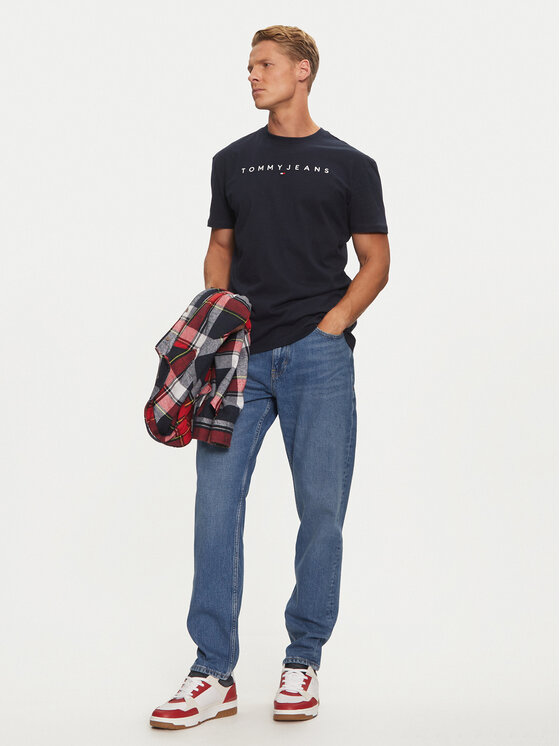 Tommy Jeans Tommy Jeans Blugi Isaac DM0DM20179 Albastru Relaxed Fit