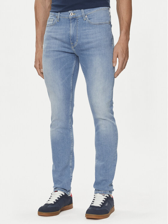 Mustang Mustang Jeansy Frisco 1015116 Modrá Skinny Fit