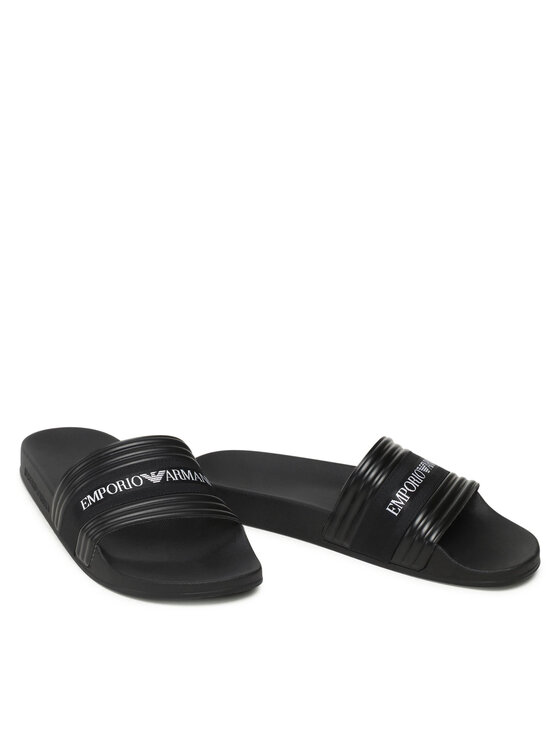 Emporio Armani Emporio Armani Šľapky XVPS03 XN127 00002 Čierna