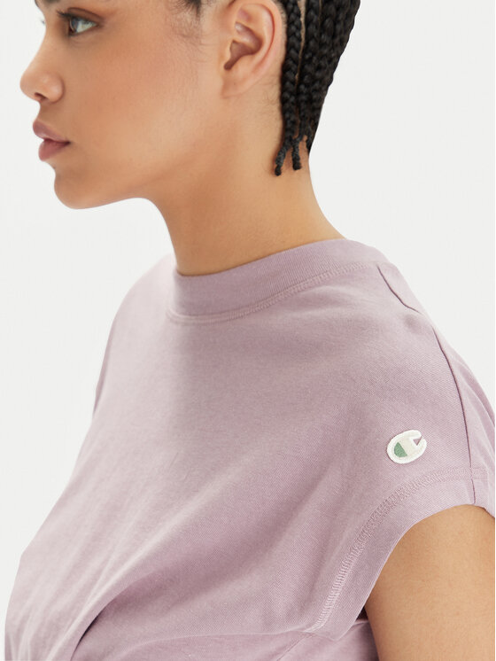Champion Champion T-Shirt 117178 Μωβ Regular Fit