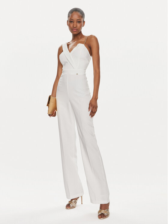 Rinascimento Rinascimento Jumpsuit CFC0019369002 Bianco Regular Fit