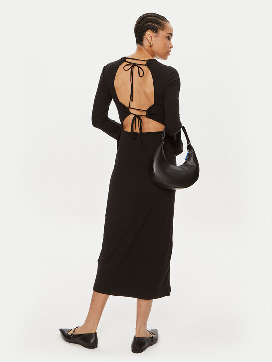Bruuns Bazaar Bruuns Bazaar Sukienka dzianinowa Elliana BBW3979 Czarny Regular Fit