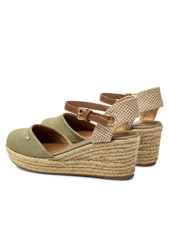 Wrangler Wrangler Espadrillid Bela Women Semi Wedge 20241055 Roheline