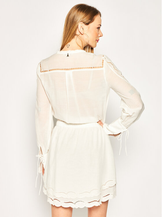 Patrizia Pepe Patrizia Pepe Φόρεμα καλοκαιρινό 2A2038/A6U2-W146 Λευκό Regular Fit