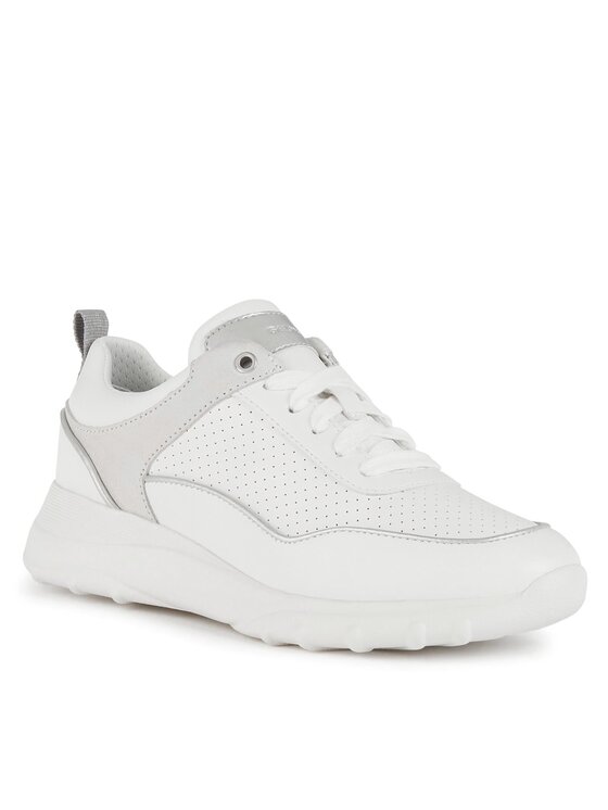 Geox Geox Αθλητικά D Alleniee D35LPB 05422 C1R1Z Λευκό