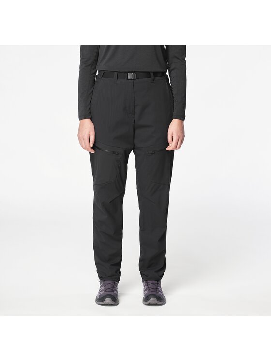 Salomon Salomon Spodnie outdoor OUTERPATH UTILITY PANTS Czarny Regular Fit