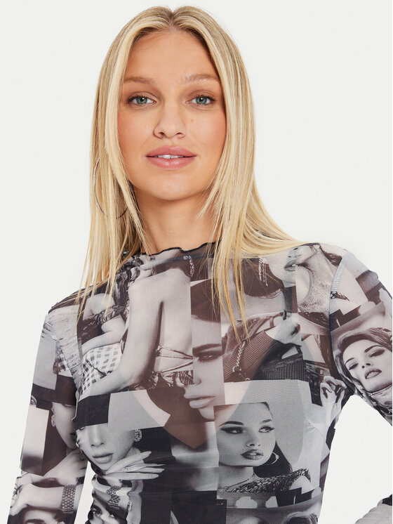 Guess Guess Majica Adriana W4YP04 KBBF2 Šarena Regular Fit