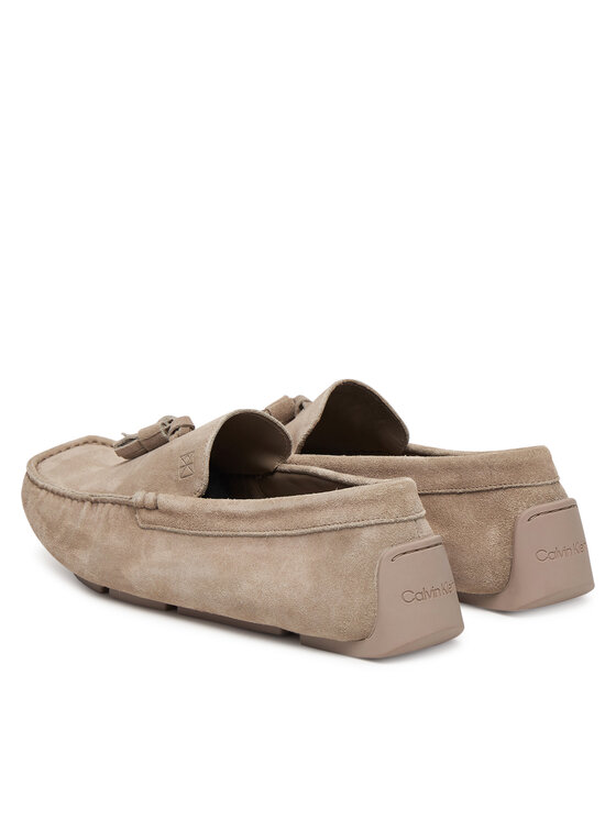 Calvin Klein Calvin Klein Mokasyny Driver Tassels Su HM0HM02028 Beżowy
