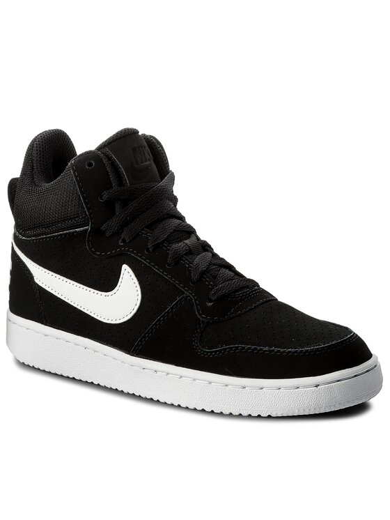 Nike Nike Сникърси Court Borough Mid 844906 010 Черен