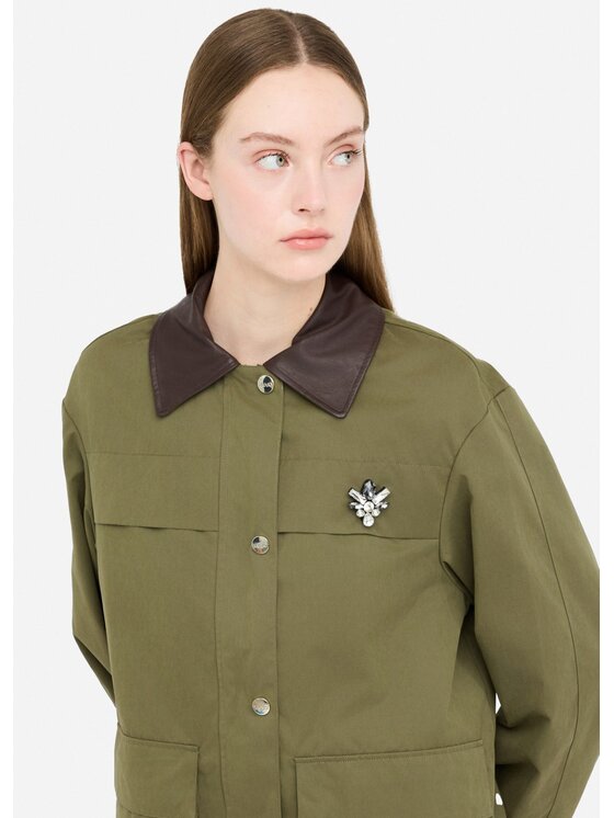 Liu Jo Liu Jo Giacca da donna MF5082T108A90512 Verde Regular Fit