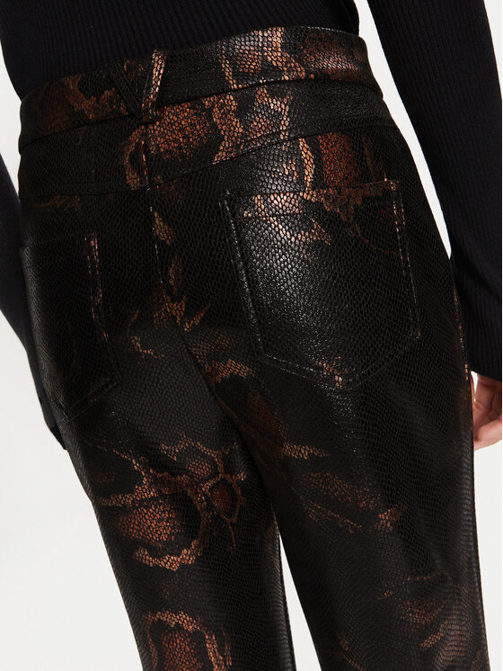 LOLA CASADEMUNT LOLA CASADEMUNT Hlače iz tkanine LF2414007 Črna Slim Fit