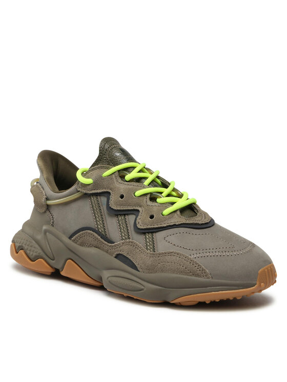 Adidas originals ozweego sneakers in khaki deals