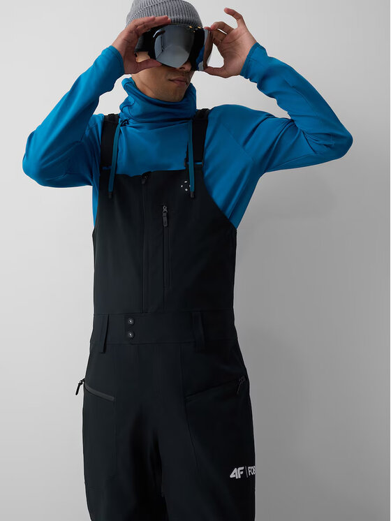 4F 4F Spodnie snowboardowe FOB Czarny Regular Fit