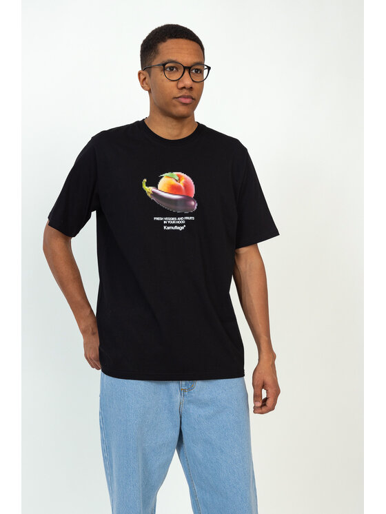Kamuflage Kamuflage T-Shirt NSFW Czarny Relaxed Fit