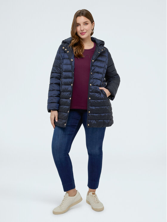 Fiorella Rubino Fiorella Rubino Kurtka puchowa F031T001462N034 Niebieski Regular Fit