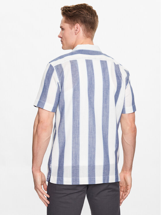 Lindbergh Lindbergh Koszula 30-203419 Niebieski Relaxed Fit