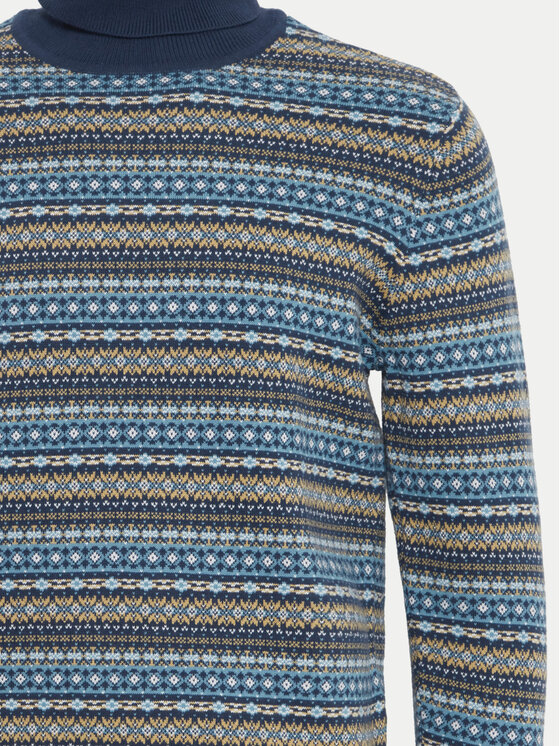 Blend Blend Rollkragenpullover 20717856 Blau Regular Fit