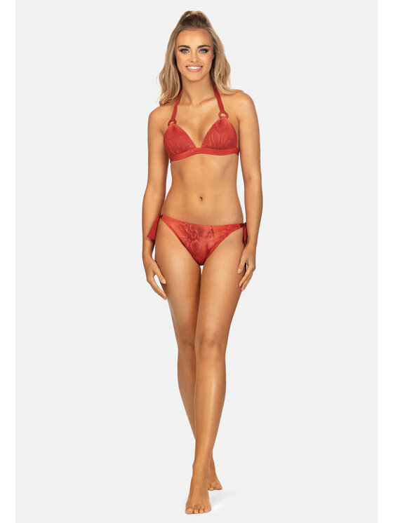 Miss Lou Miss Lou Bikini ML042 Pomarańczowy
