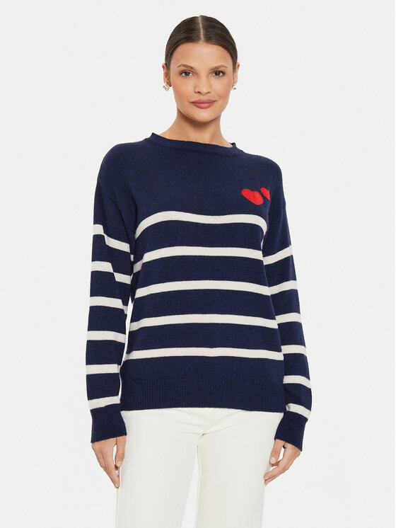 Kontatto Kontatto Sweater 3M0169 Sötétkék Regular Fit