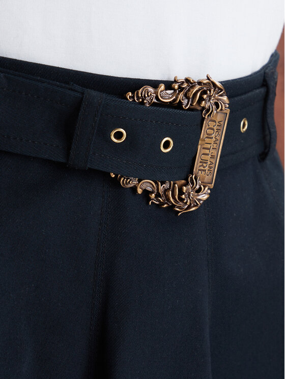 Versace Jeans Couture Versace Jeans Couture Spódnica plisowana 80HAE801 N0715 Czarny Regular Fit