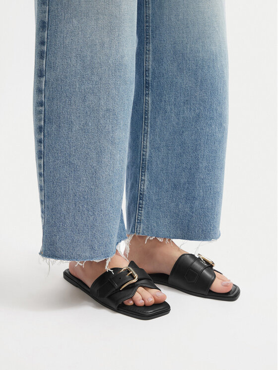 JENNY JENNY Klapki RS24SS03-160 Czarny