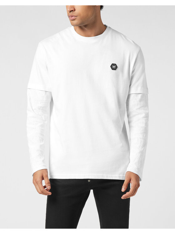 PHILIPP PLEIN PHILIPP PLEIN Tričko 26197 Biela Regular Fit