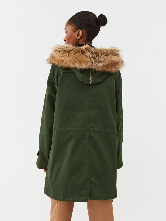 MICHAEL Michael Kors MICHAEL Michael Kors Prehodna jakna MF320CP3X6 Zelena Regular Fit