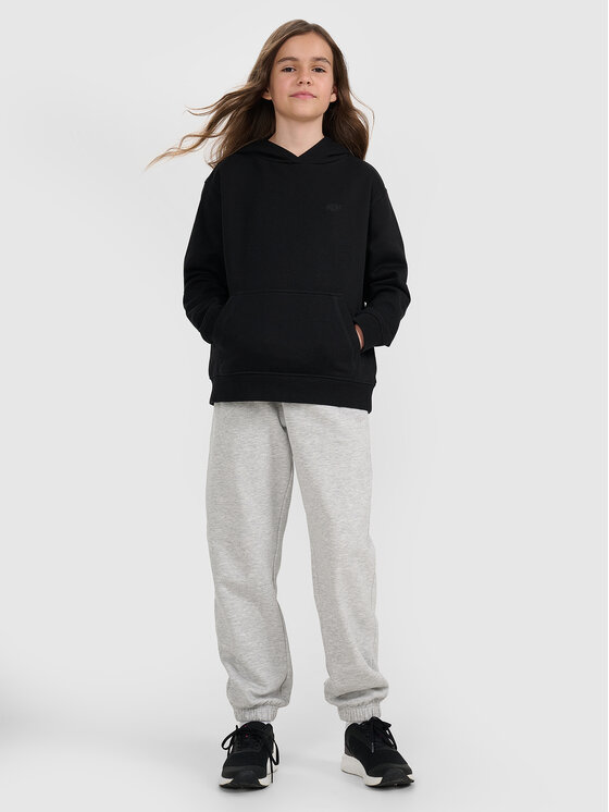 4F 4F Bluza BASIC+ Czarny Oversize
