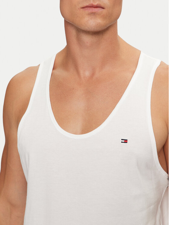 Tommy Hilfiger Tommy Hilfiger Set di 3 tank top UM0UM03387 Bianco Regular Fit