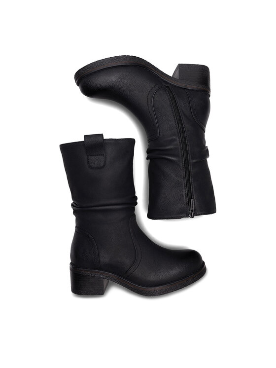 Clara Barson Clara Barson Polokozačky KAIA WS6183-10 Černá