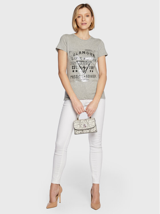 T-shirt W3RI62 JA900 Grigio Regular Fit