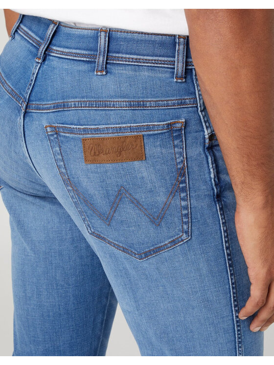 Wrangler Wrangler Jeansy W12SCSZ84 Niebieski Regular Fit