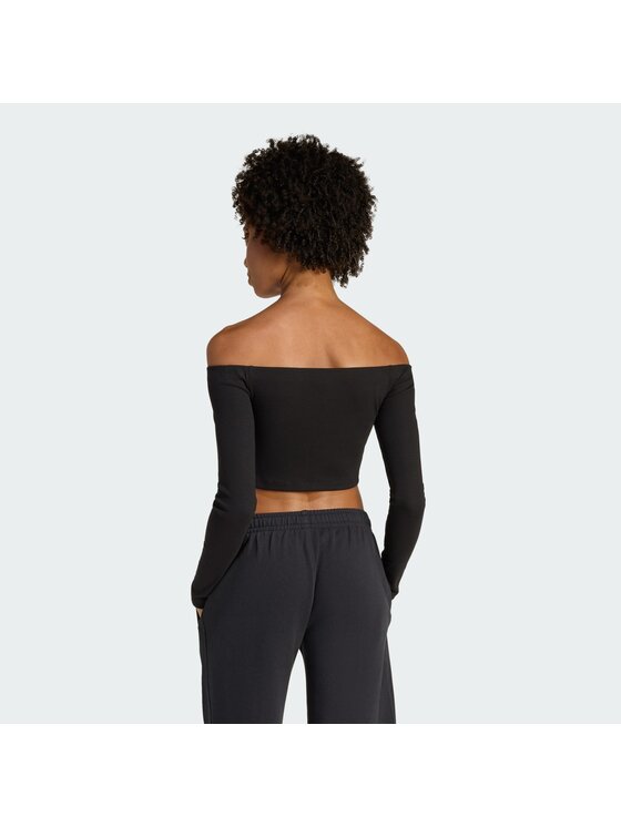 adidas adidas Блуза Essentials KE3150 Черен Slim Fit